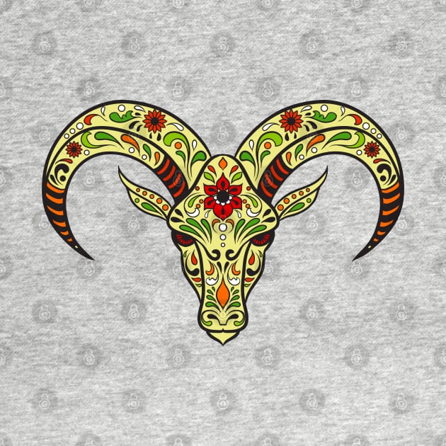 Calavera water buffalo by MiRaFoto